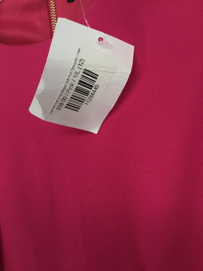 Miss Behave Girls Child Size 12 Pink Dress - girls