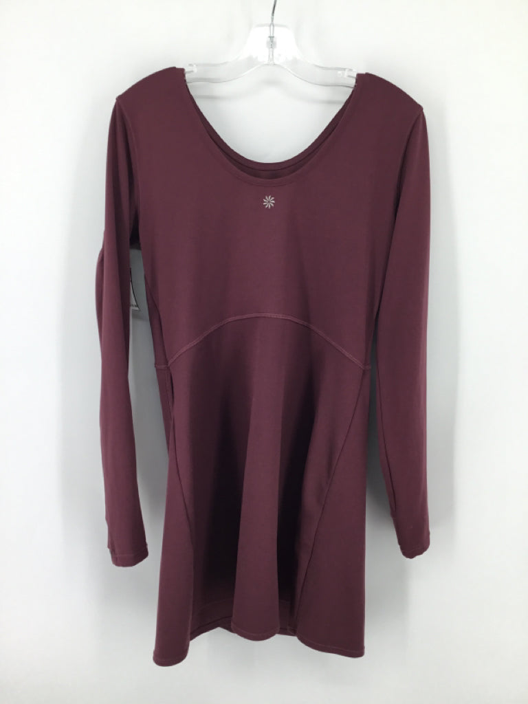 Athleta Girl Child Size 12 Burgundy Dress - girls