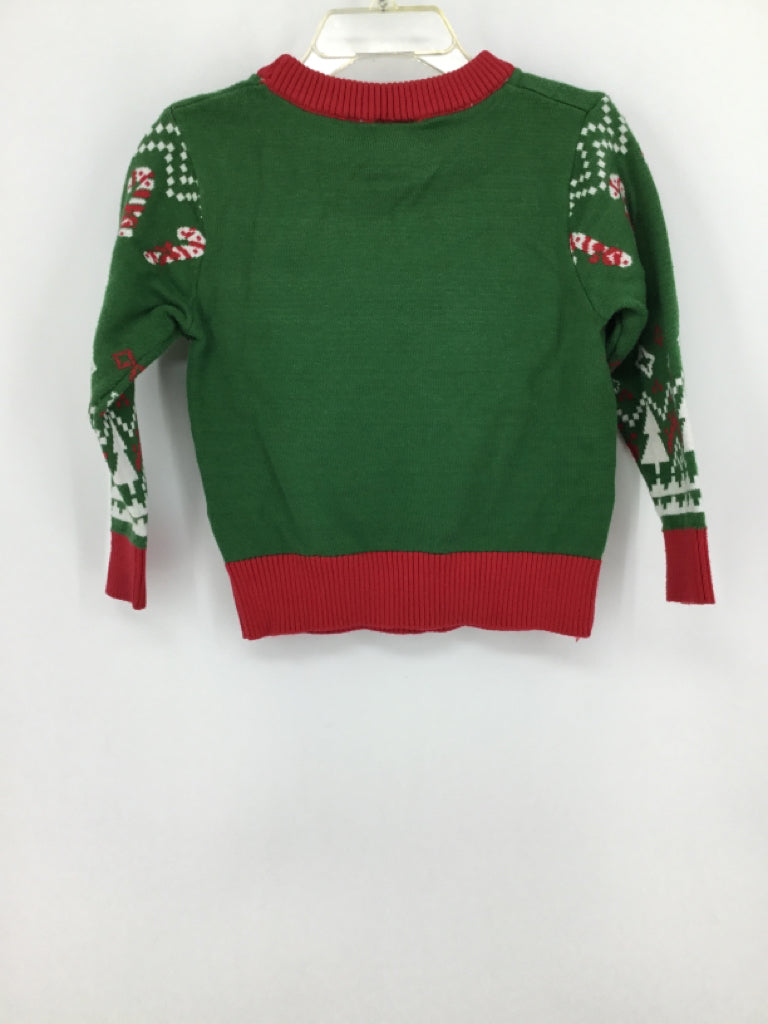 Bluey Child Size 18 Months Green Christmas Sweater