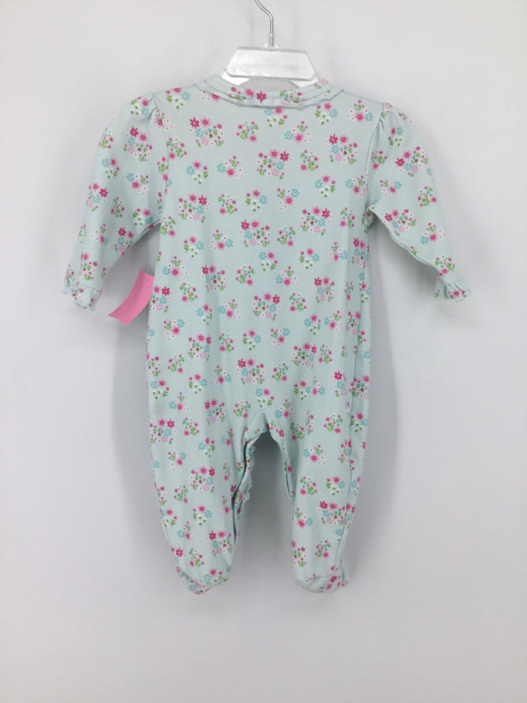 Kissy Kissy Child Size 3-6 Months Blue Sleepers