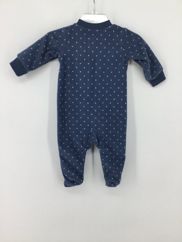 Carter's Child Size 3 Months Blue Sleepers