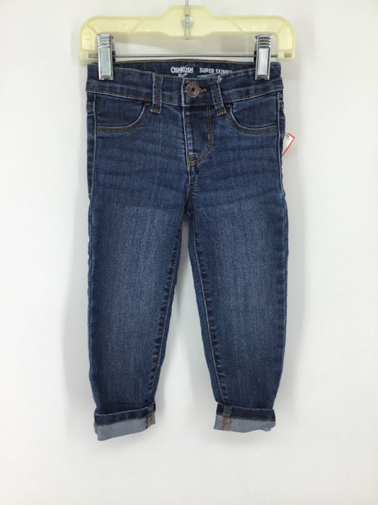 OshKosh B'gosh Child Size 2 Blue Jeans - girls