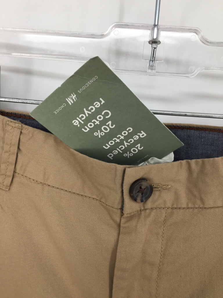 H & M Child Size 8 Tan Solid Pants - boys