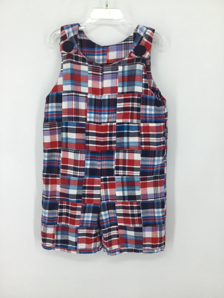 Caught you Lookin Child Size 4 Multi-Color Plaid Outfit - boys