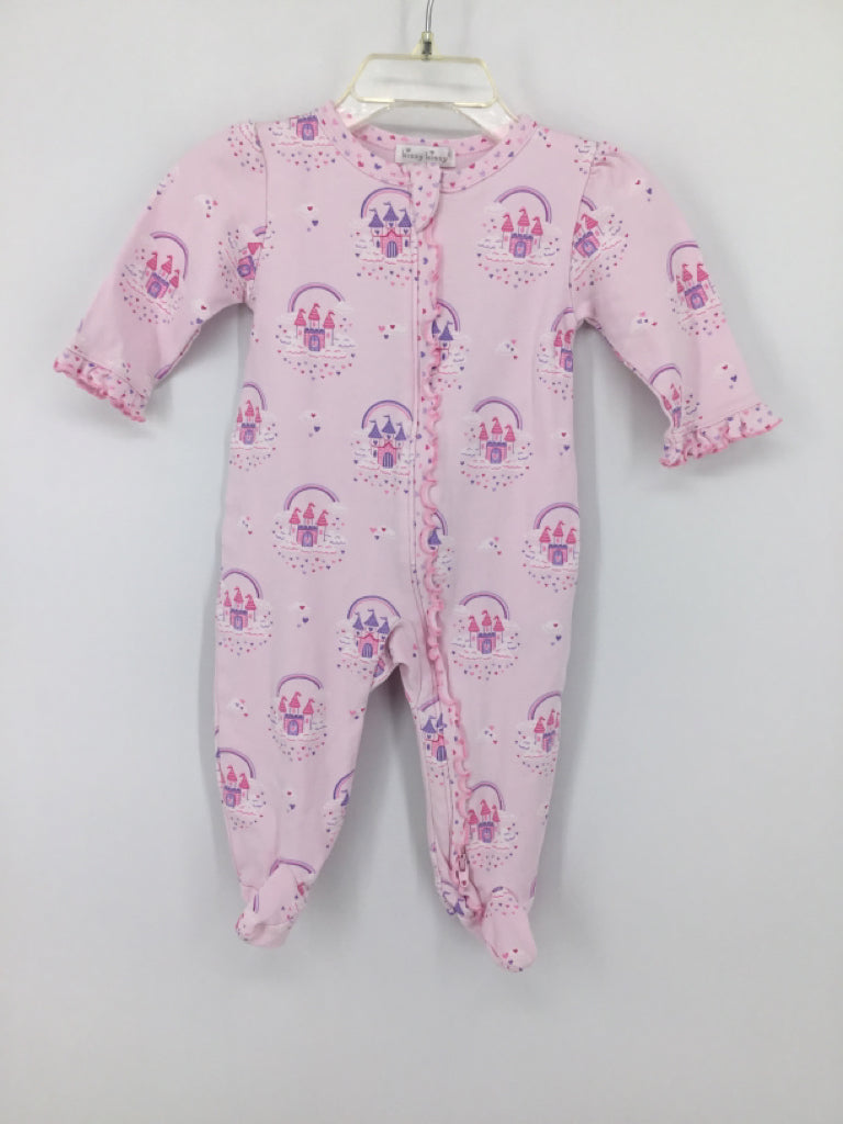 Kissy Kissy Child Size 3-6 Months Pink Sleepers