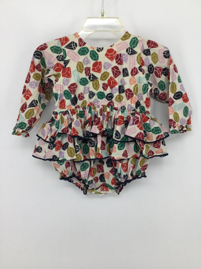Pink Chicken Child Size 3-6 Months Multi-Color Outfit - girls