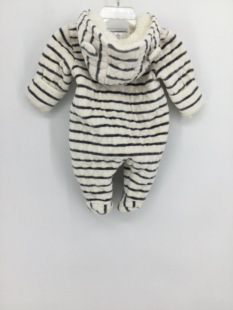 Nordstrom Child Size 3 Months Gray Stripe Outerwear - boys