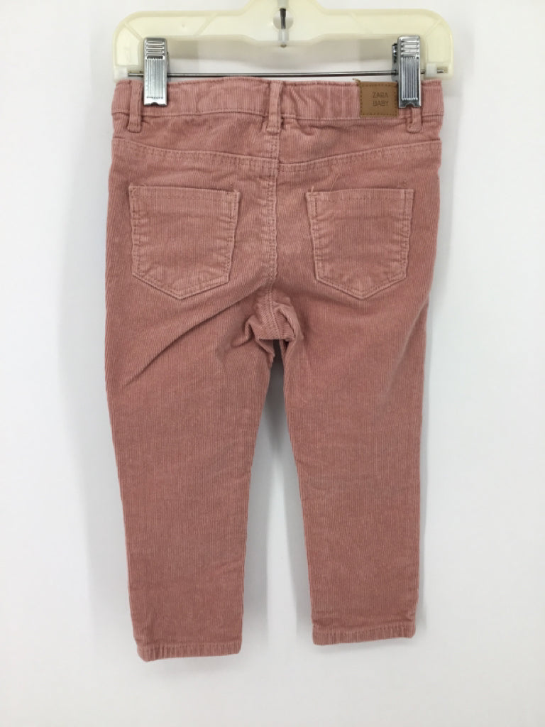 Zara Child Size 18-24 Months Pink Pants - girls