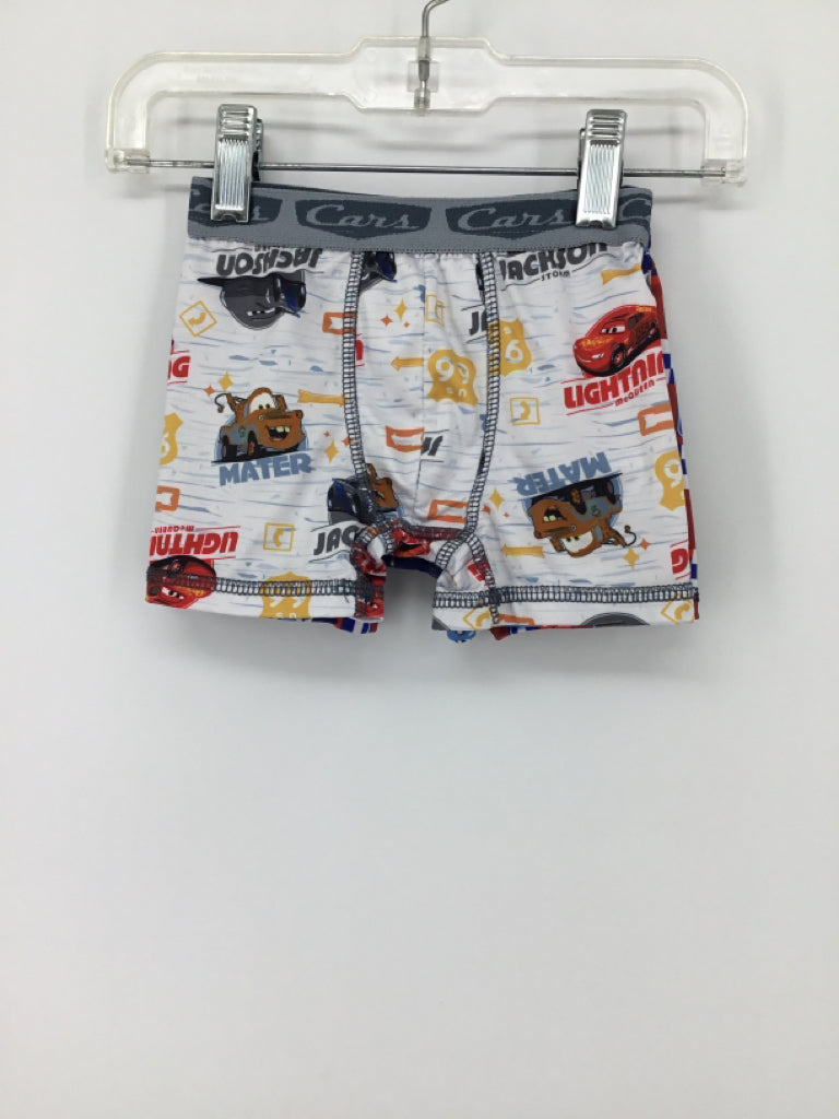Disney Cars Child Size 2 Multi-Color Character Under Garment - boys