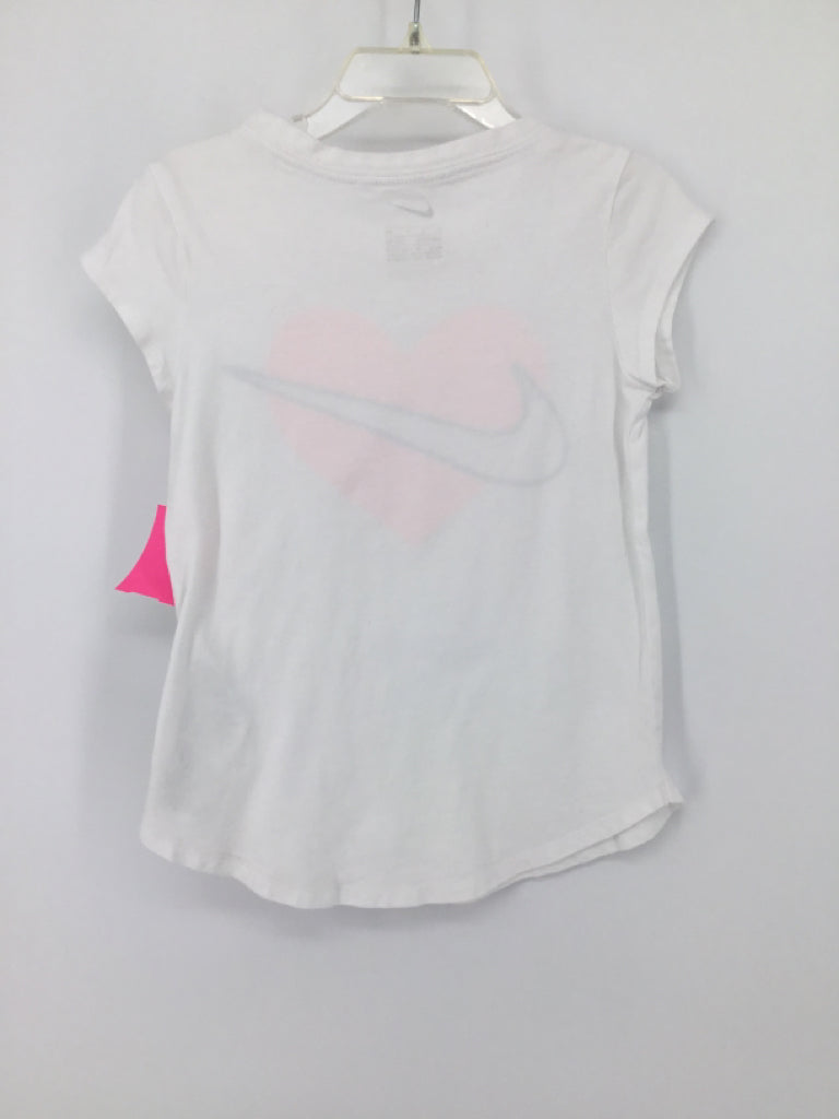 Nike Child Size 4 White T-shirt - girls