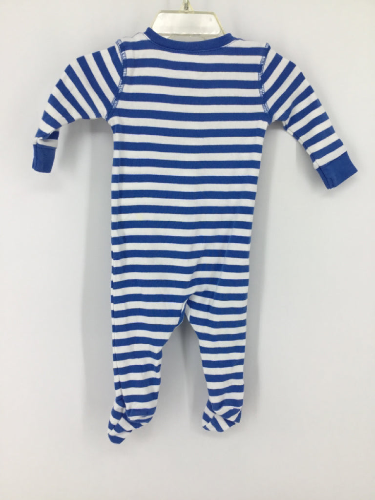 primary Child Size 0-3 Months Blue Sleepers