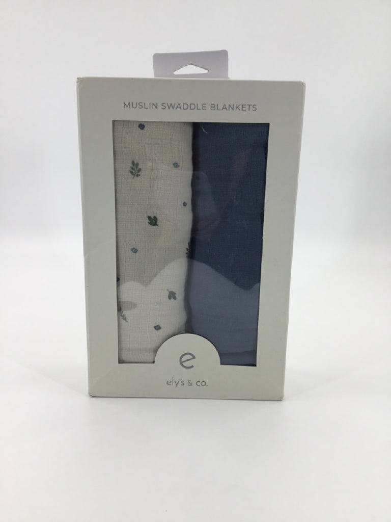 Ely's and Co. Muslin Swaddle Blanket 2pk