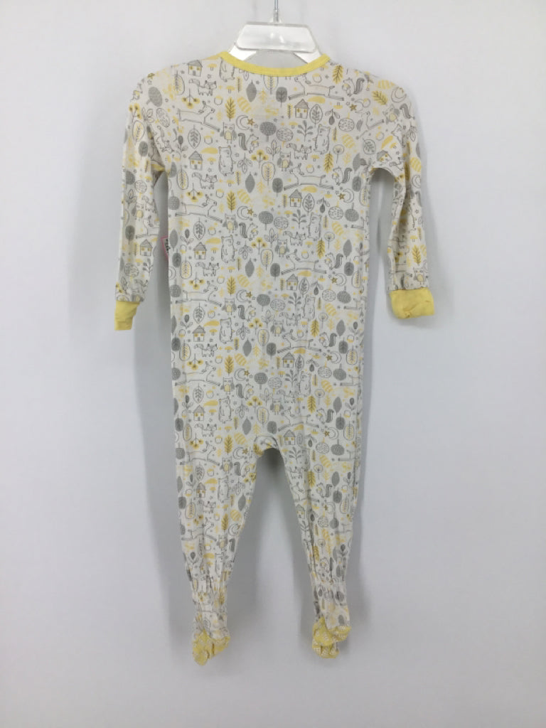 Magnetic Me Child Size 9-12 Months Yellow Sleepers