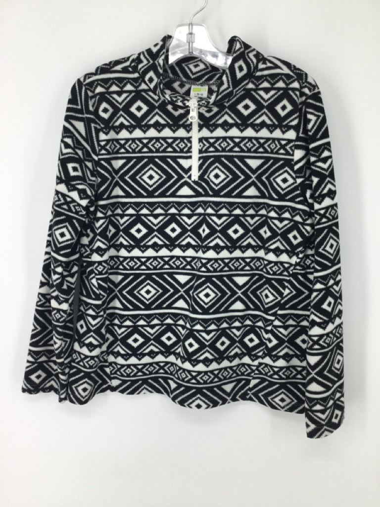 Crazy 8 Child Size 10 Black Print Shirt - boys