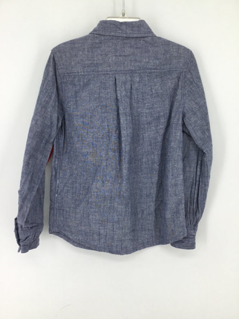 Tommy Bahama Child Size 5 Blue Solid Shirt - boys
