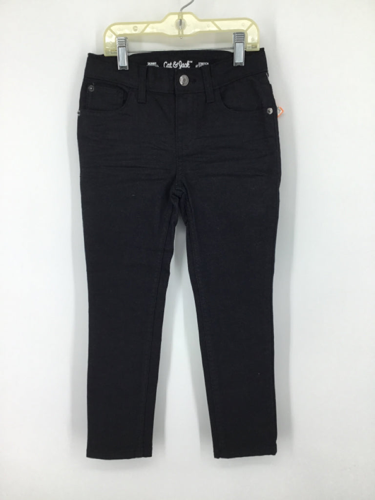 Cat & Jack Child Size 6 Black Solid Jeans - boys