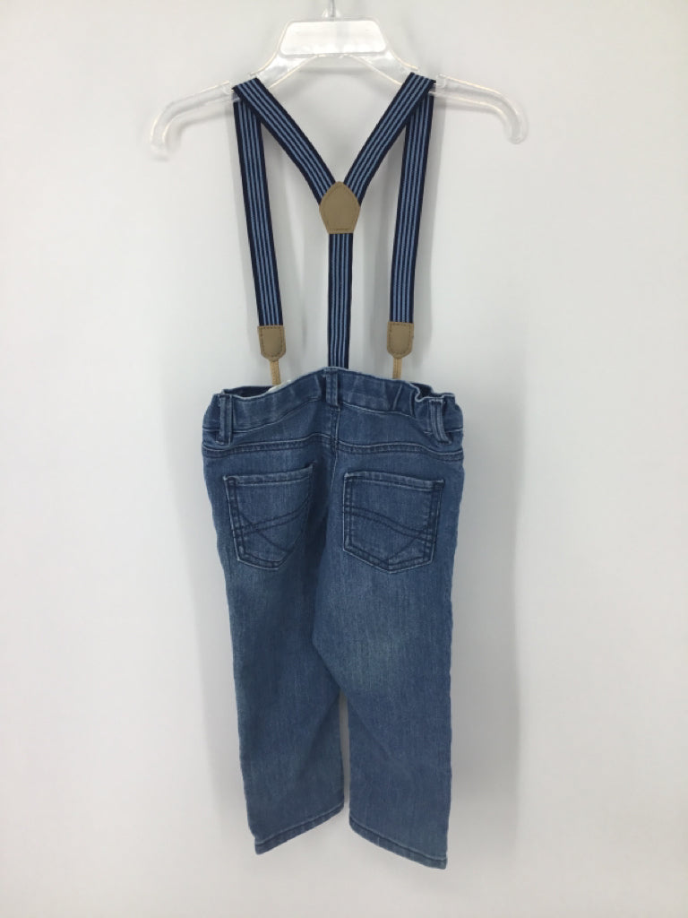H & M Child Size 9-12 Months Blue Solid Jeans - boys