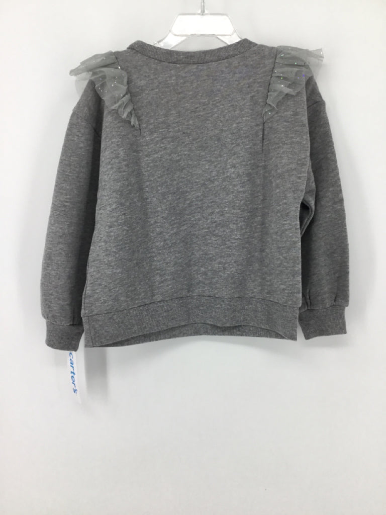 Carter's Child Size 5 Gray Sweatshirt - girls