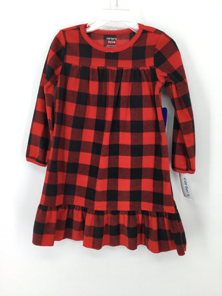 Carter's Child Size 2 Red Pajamas - girls