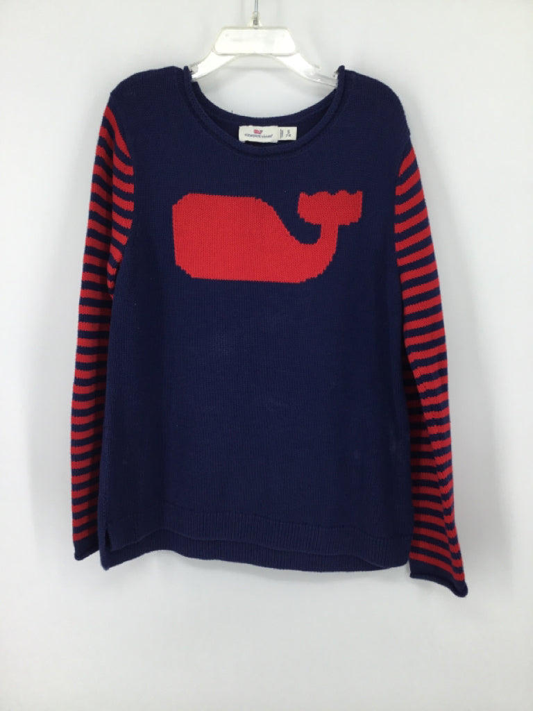 vineyard vines Child Size 7 Navy Sweater - girls