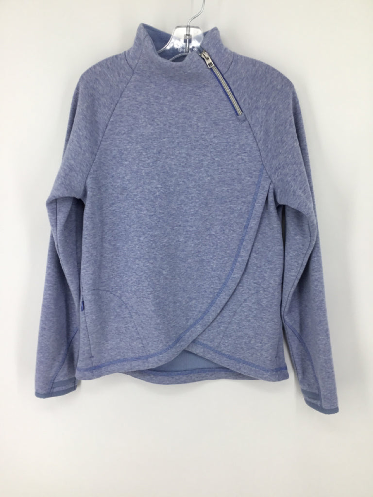 Athleta Girl Child Size 12 Blue Marbled Sweatshirt - boys