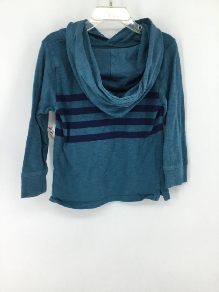 Baby Gap Child Size 3 Teal Stripe Shirt - boys