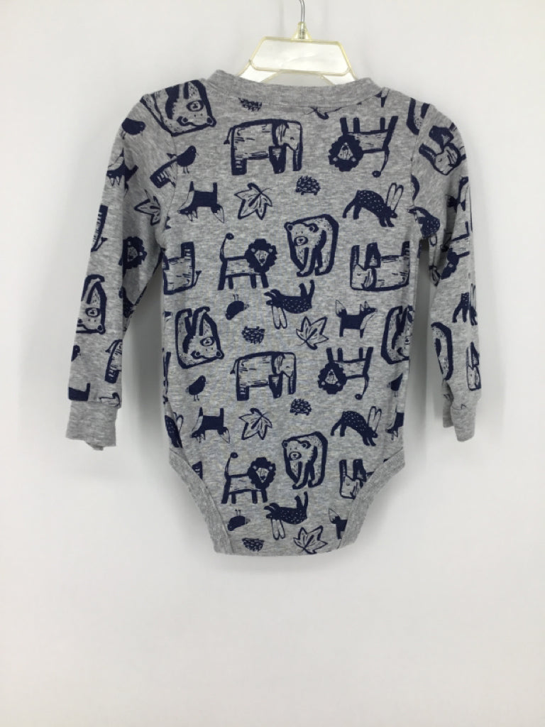 Carter's Child Size 24 Months Gray Onesie