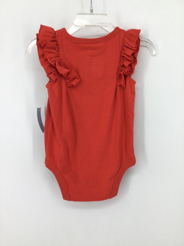Cat & Jack Child Size 6-9 Months Red Onesie