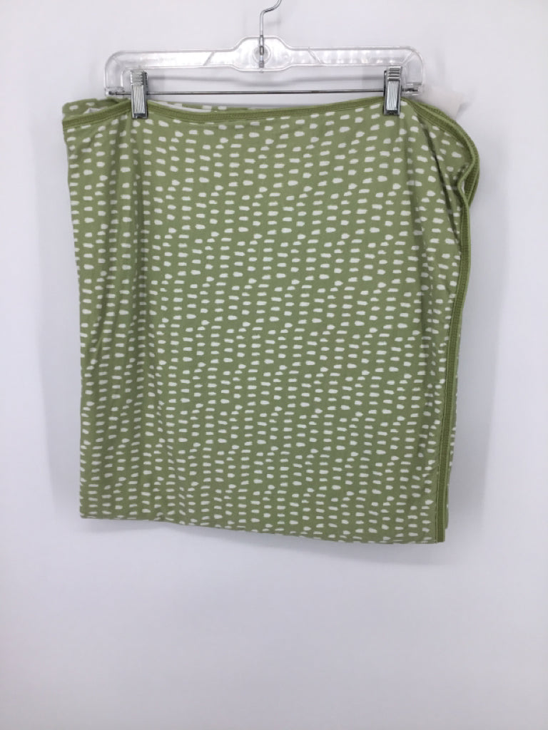 Aspen Kids Green Print Blanket
