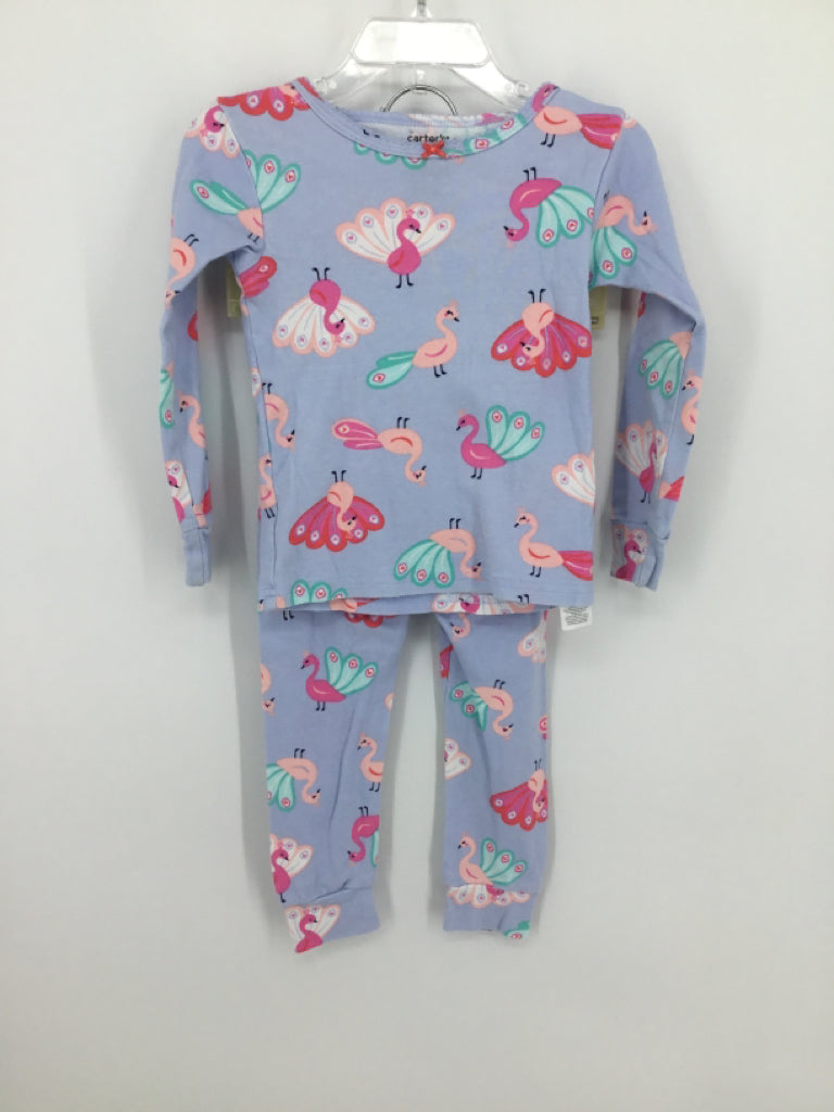 Carter's Child Size 3 Blue Pajamas - girls