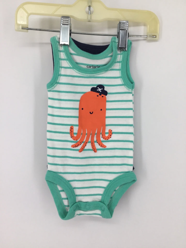 Carter's Child Size Newborn Navy Onesie