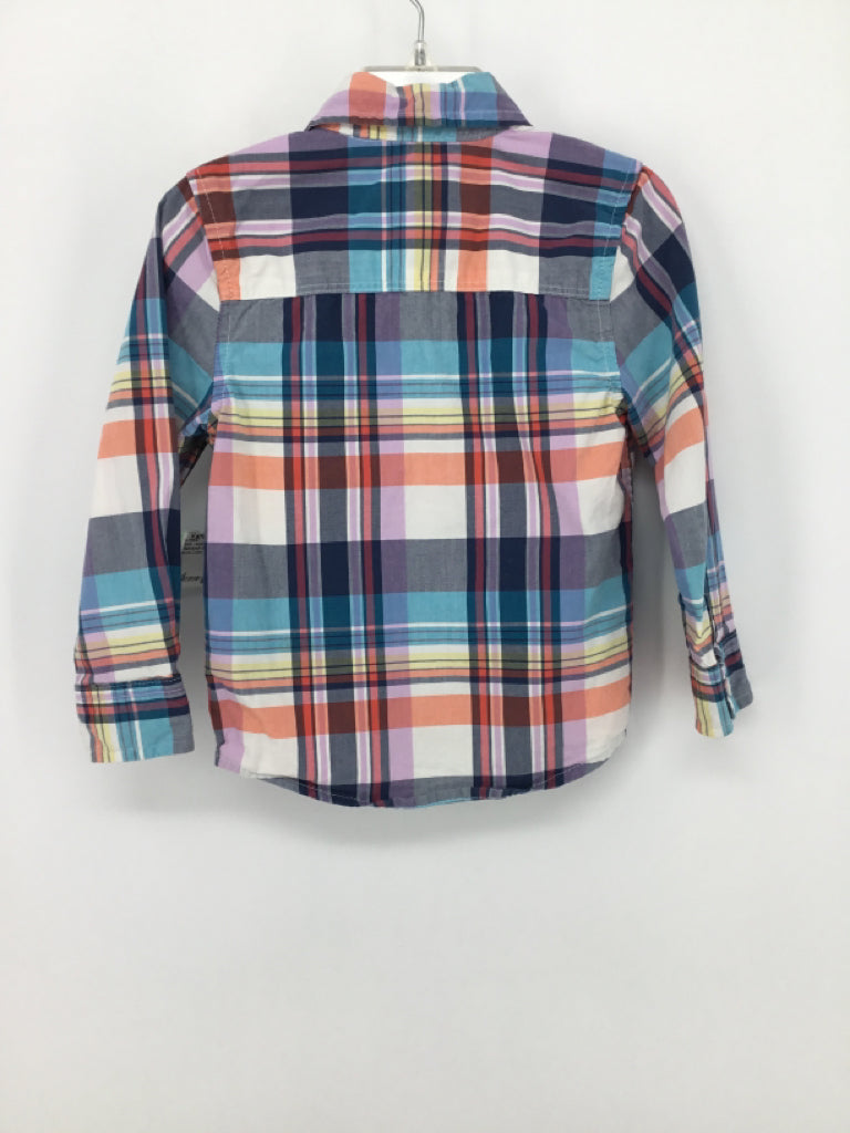 OshKosh B'gosh Child Size 2 Multi-Color Plaid Shirt - boys
