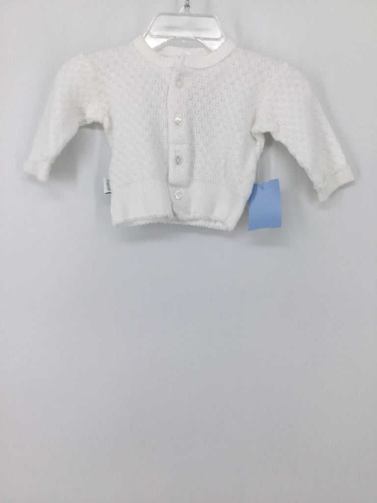 Paty Child Size Newborn White Sweater - girls