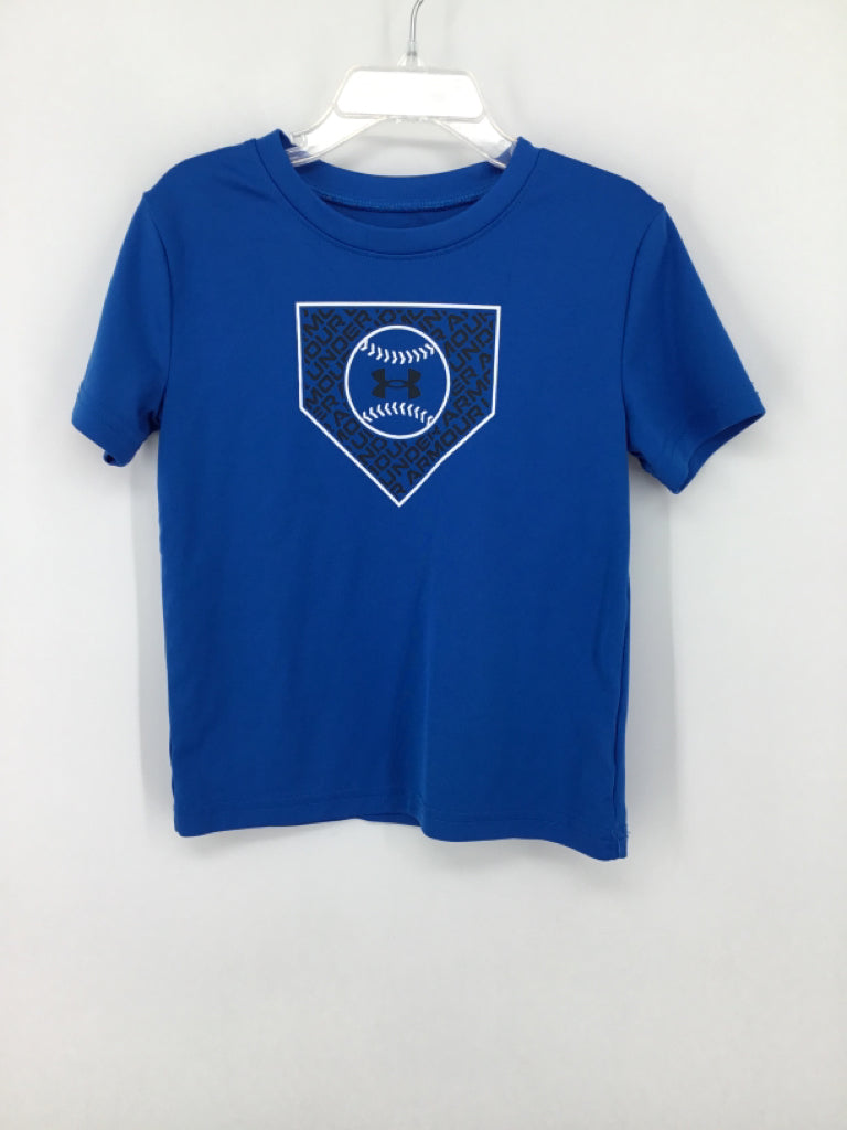 Under Armour Child Size 4 Blue screen printed T-shirt - boys