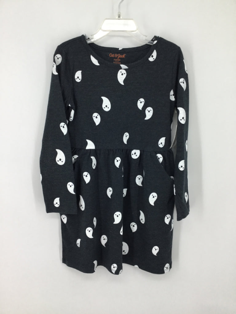 Cat & Jack Child Size 6 Gray Halloween Dress