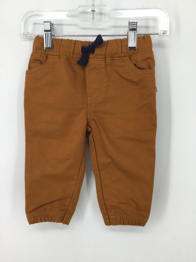 Carter's Child Size 6 Months Brown Solid Pants - boys