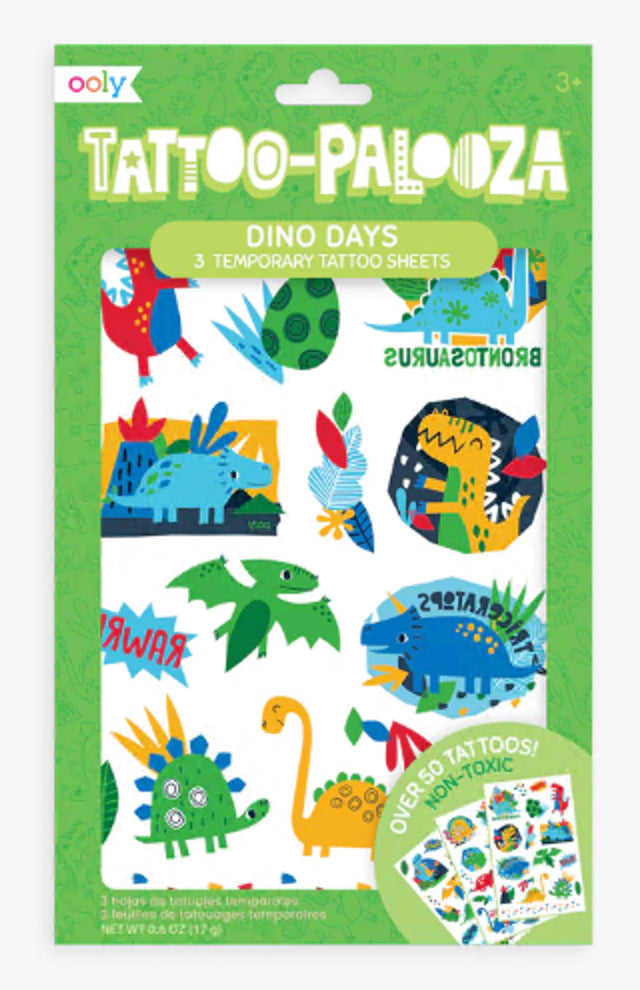 Ooly - Dino Days Tattoo Palooza Temporary Tattoos