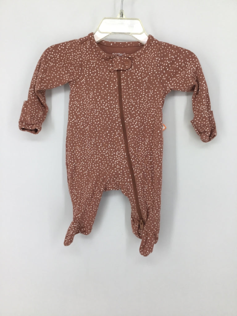 Just One You Made by Carters Child Size Newborn Pink Sleepers