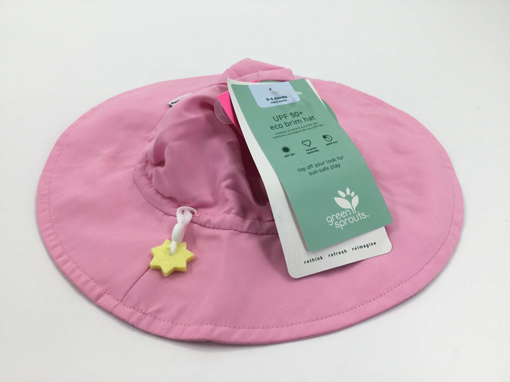 Green Sprouts Child Size 0-6 Months Pink Hats - girls