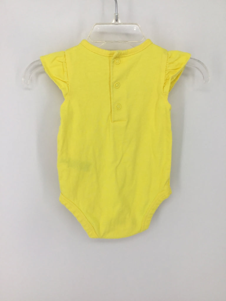 Carter's Child Size 3 Months Yellow Onesie