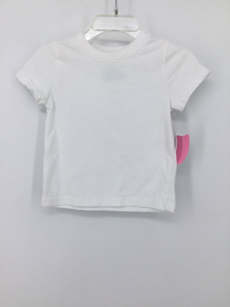 Cat & Jack Child Size 12 Months White Solid T-shirt - boys