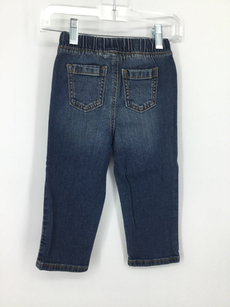 jumping beans Child Size 18 Months Blue Solid Jeans - boys