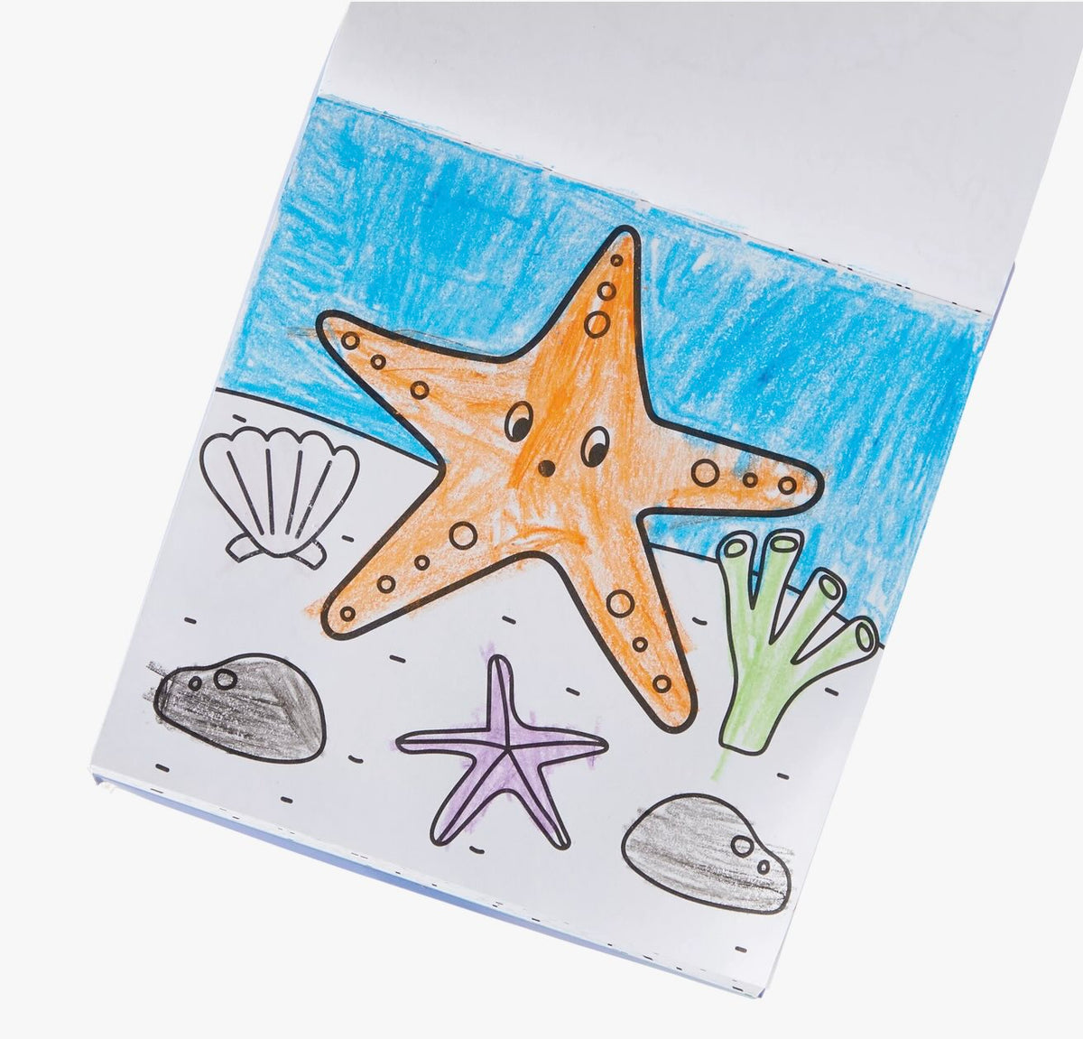 Ooly - Carry-Along! Sea Life Coloring Book & Jumbo Crayons