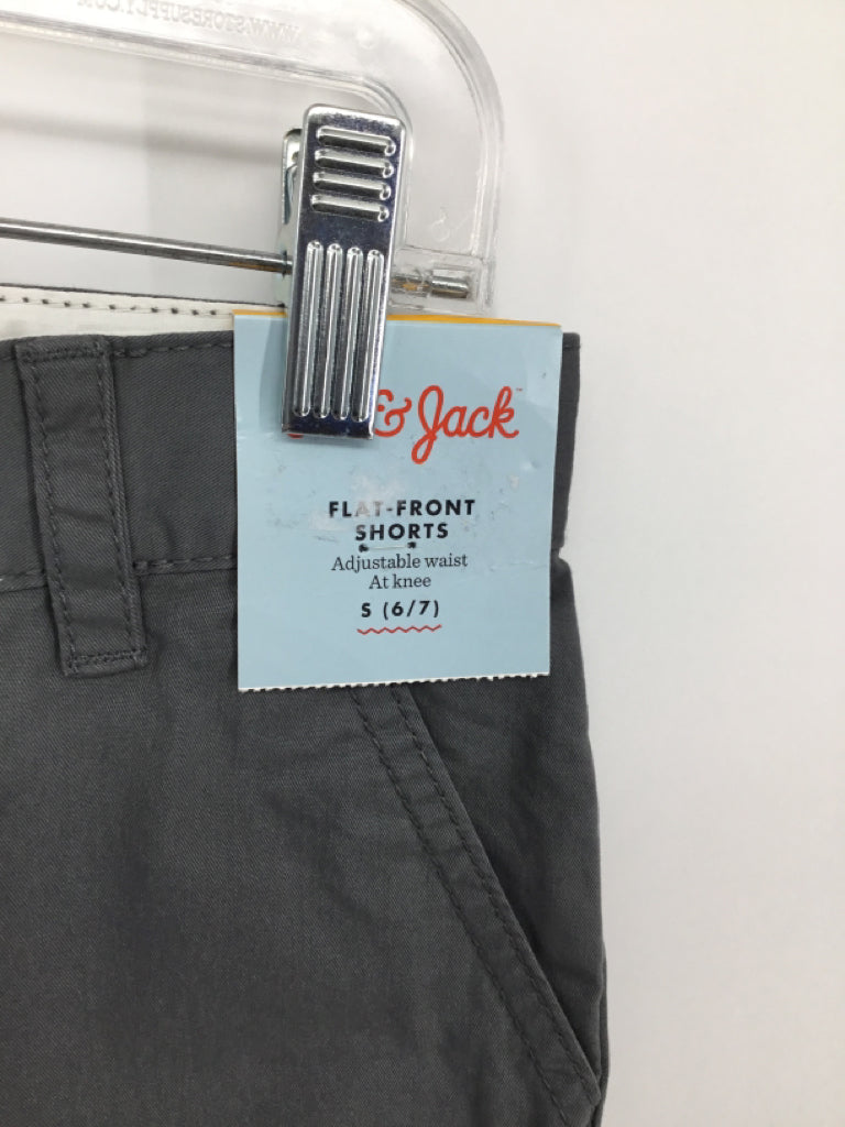 Cat & Jack Child Size 6 Gray Solid Shorts - boys