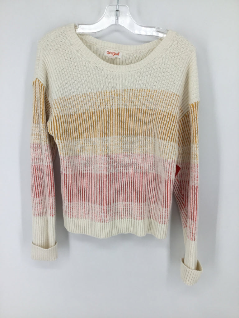 Cat & Jack Child Size 10 White Sweater - girls