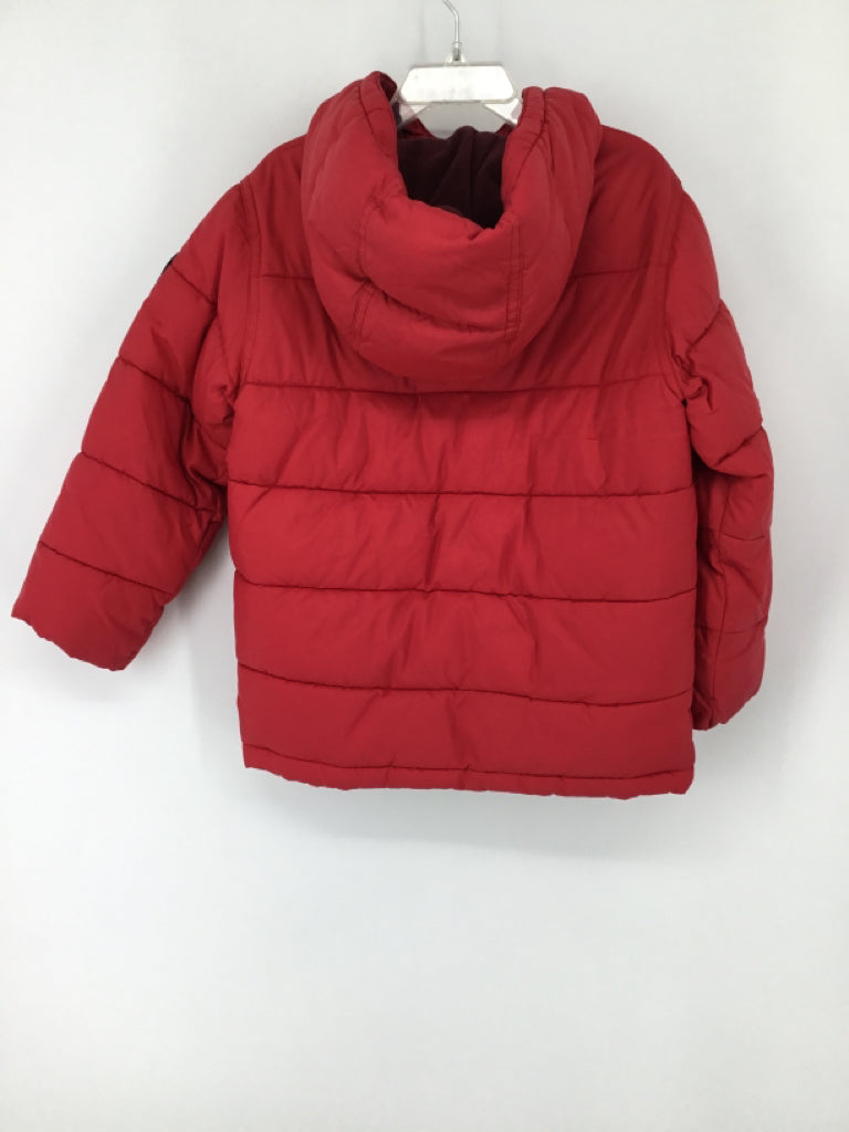 Petit Bateau Child Size 5 Red Solid Outerwear - boys