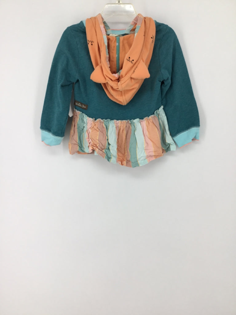 Matilda Jane Clothing Child Size 2 Teal Halloween Shirt