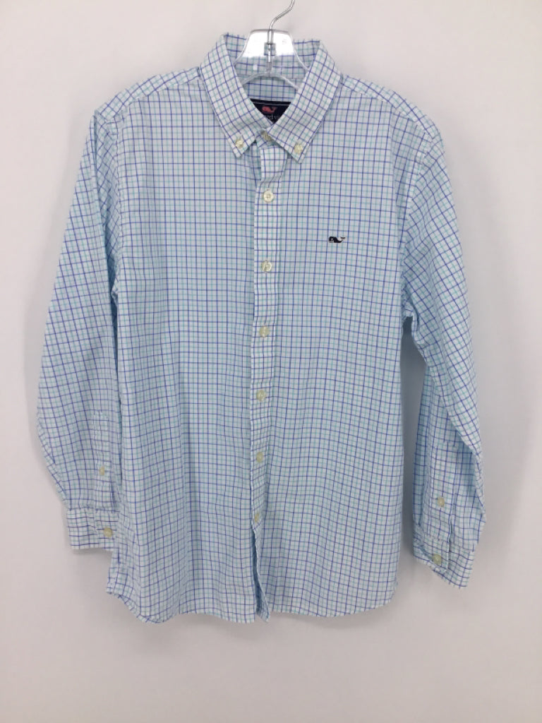 vineyard vines Child Size 12 Blue Shirt - girls