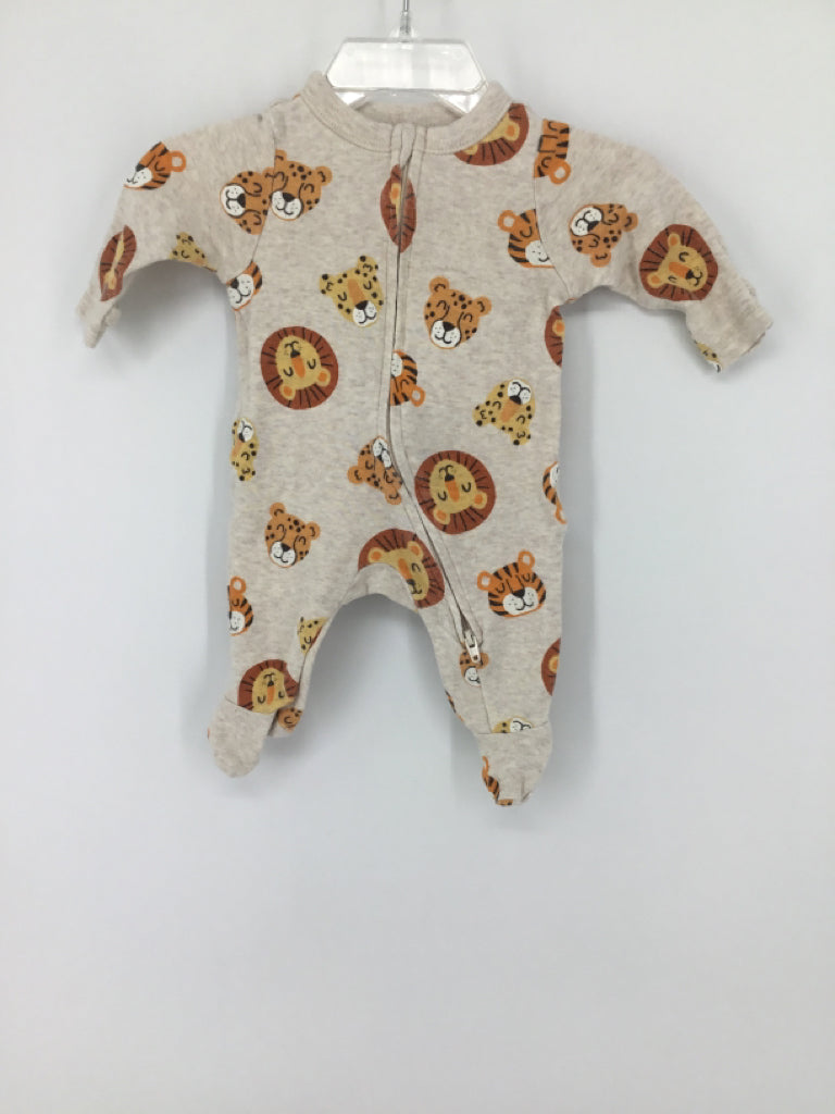 Old Navy Child Size Newborn Tan Sleepers