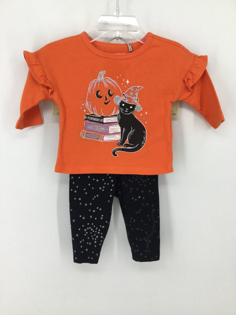 Carter's Child Size 3 Months Orange Halloween Outfit